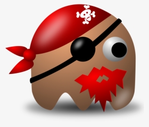 Picture Black And White Stock Arcade Clipart Pacman - Pacman Pirate
