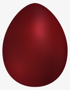 Dark Red Easter Egg Png Clip Art - Circle