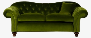 Svg Download Chesterfield Sofa Furniture Online In - Green Sofa Png