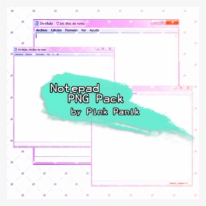 Tumblr Notepad Png - Notepad++