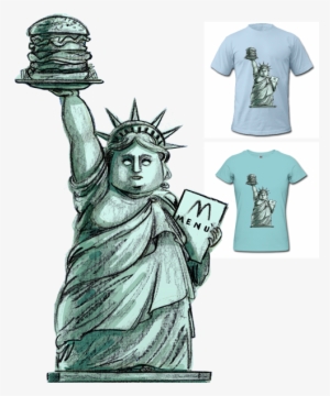 Drawn Statue Of Liberty Animated - Illustration