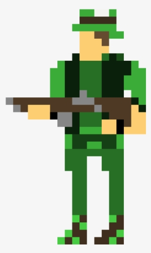 Vietnam Soldier - Vietnam Soldier Pixel Art