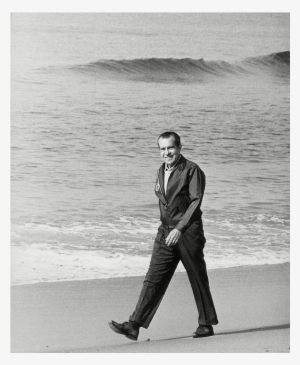 Nixon On The Beach - Nixon Walking On The Beach