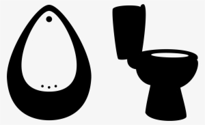 Toilet Icon Png Restroom - Toilet Silhouette Png