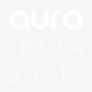 Aura Ibiza Boats Logo White - Poster