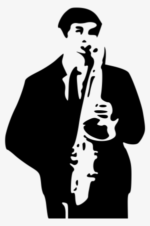 Saxophone Player Svg Clip Arts 396 X 599 Px