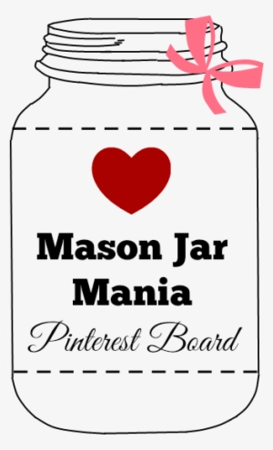 Mason Jar Clipart Red