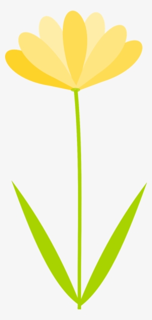 Yellow Flower Clipart Scrapbook Png - Clip Art