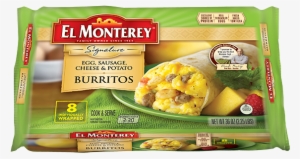 Click To Zoom - El Monterey Signature Egg, Cheese & Jalapeno Burritos