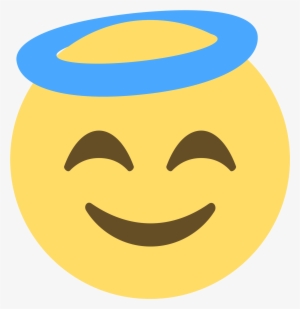 Sad Emoji Clipart Angel - Angel Emoji No Background