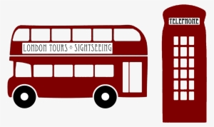 A Scrapbook Of Inspiration - Clipart London Double Decker Bus Transparent