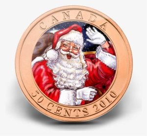 2010 50 Cent Coin - Santa And The Red-nosed Reindeer