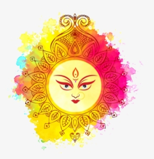 Artistic Face Of Durga
