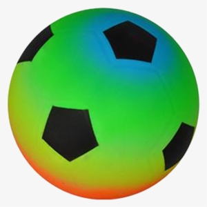 Neon Rainbow Soccer Ball - Rainbow Soccer Ball Png