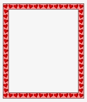 Frame Hearts Clipart Picture Frames Clip Art - Heart Square Frame Png