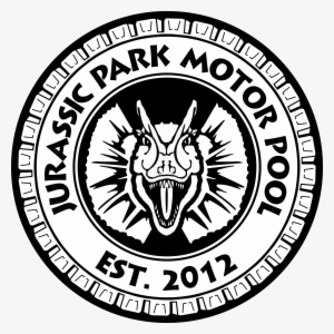 Only To Be Used When Black And White Is Necessary - Jurassic Park Motor Pool