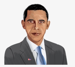 Barack Obama Cartoon Clipart - Barack Obama