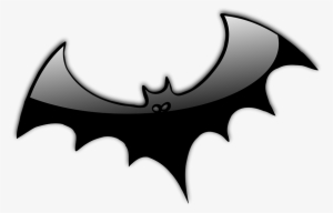 Shiny Red Bat Png - Halloween Black And White