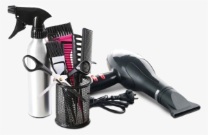 Hair Stylist Tools Png Jpg Transparent Library - Salon Tools Png