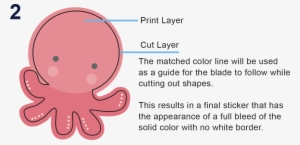 When Submitting An Image With A Color Cut Line, We - Octopus