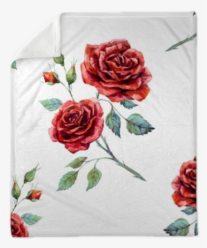 Red Roses Floral Flower Design Tpu Silicone Rubber