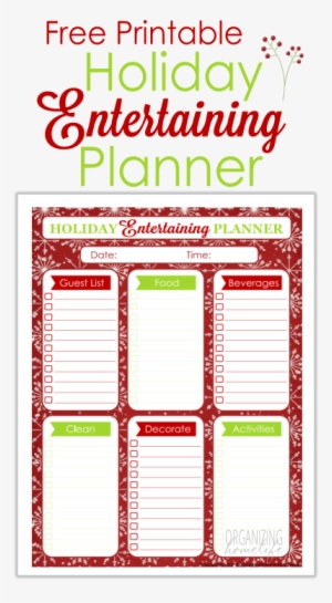 I Made A Free Planning Printable To Help You Get Your - Christmas Party Planning Template