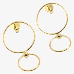 Thin Double Circle - Gold
