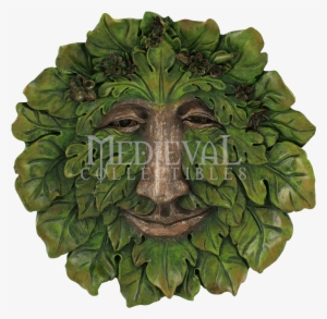 Top Collection Garden Fig Green Man Hanging Plaque,
