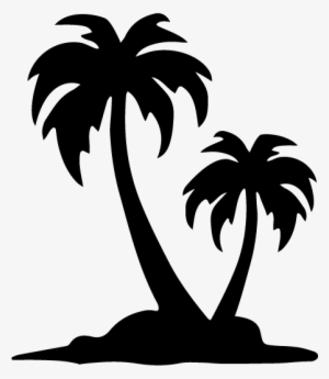 Stop Walking Into Your Screen - Palm Tree Silhouette Clipart