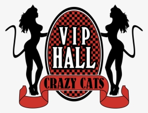 Vip Hall Crazy Cats Logo Png Transparent - Vip