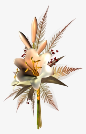 Bunga Lilies Png File - Bronze Flowers Png