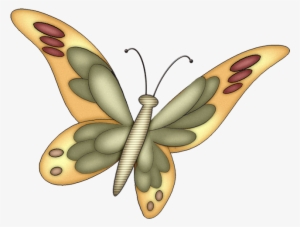 Clipart Transparent Library Papillons Png Tubes Borboleta - Butterfly