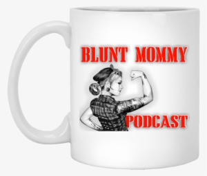 Blunt Mommy Podcast White Mug
