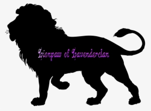 Lionpaw Of Lavenderclan - Siluetas De Animales Salvajes
