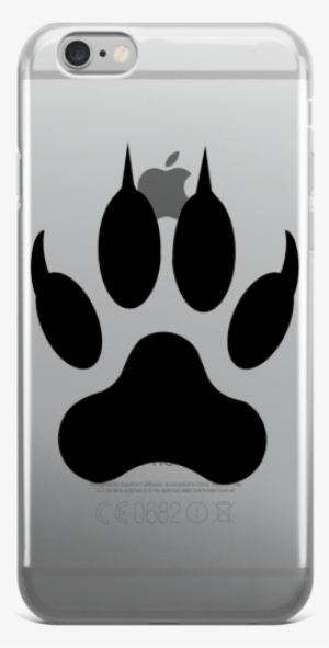 Lion Paw Print Iphone Case - Iphone 7 Clear Case Ultra Thin Tpu Cover Protective