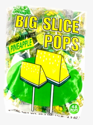 Big Slice Pineapple Pops - Graphic Design