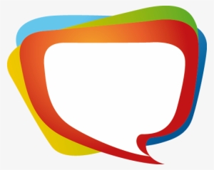 Inter Voice Over - Colourful Speech Bubble Png