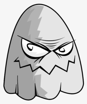 Halloween Ghost Clipart - Angry Ghost Clipart