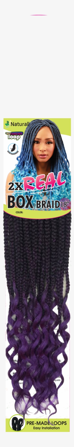 Urban Beauty 2x Real Box Braid Curl 18" - Crochet