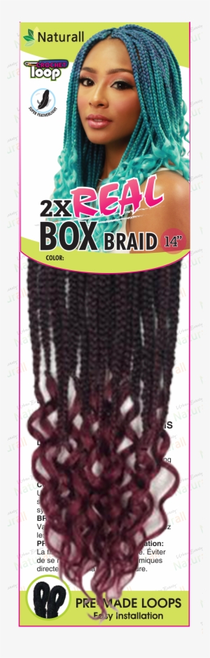 Urban Beauty 2x Real Box Braid Curl 14" - 2x Real Box Braids