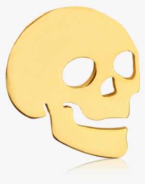 Tinkalink Gold Skull Charm - Skull