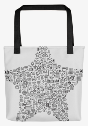 Doodle Bag - Asian Art Series: Mount Fuji Tote Bag