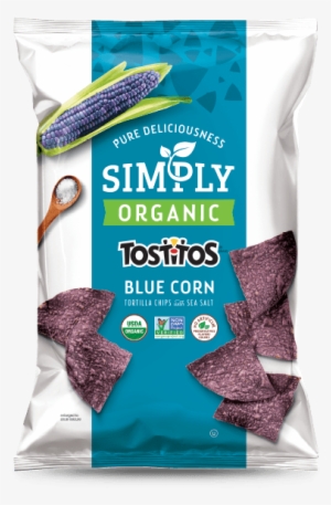 Simply Organic Tostitos Blue Corn Tortilla Chips - Tostitos Organic Blue Corn Chips