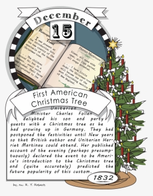 December Fifteenth, The First American Christmas Tree - 501 Mackenzistas