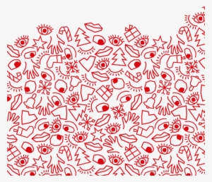 Pattern In Red And White - Motif
