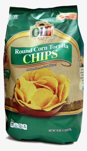 Tortilla Chips Rounds - Ole Tortilla Chips, Corn - 18 Oz