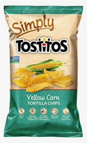 Simply Tostitos Yellow Corn Tortilla Chips - Chips With No Msg