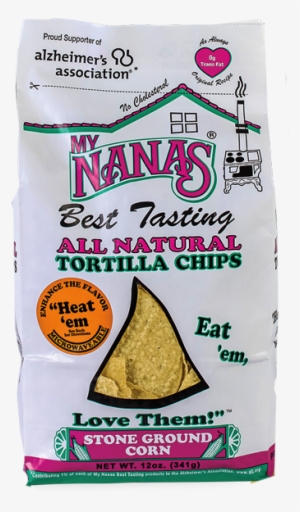 My Nana's Authentic Tortilla Chips - My Nanas Tortilla Chips, Stone Ground Corn - 12 Oz