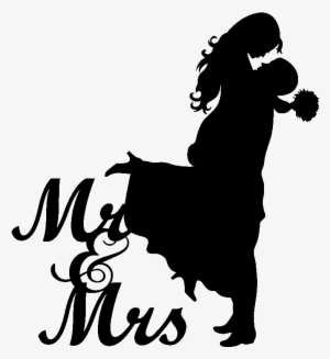 Wedding Mr & Mrs - Mr And Mrs Silhouette