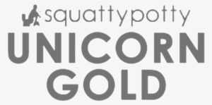 Squatty Potty Unicorn Gold - Graphics
